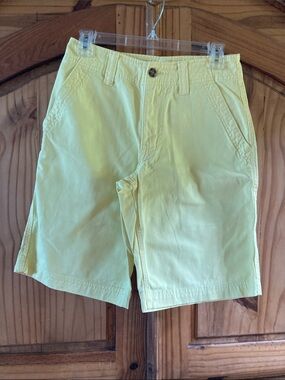 Men’s Mossimo yellow long chino shorts size 28